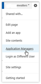 Title: Choosing Application Managers - SP2013 - Description: Choosing Application Managers - SP2013