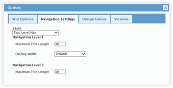 Title: Options - Navigation Settings Tab - Description: Options - Navigation Settings Tab