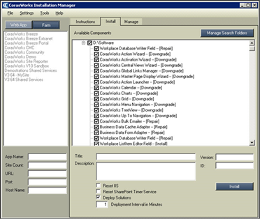 Title: CIM WSP Install - Description: CIM WSP Install