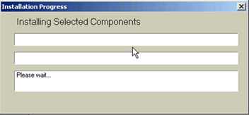 Title: Installation Progress Window - Description: Installation Progress Window