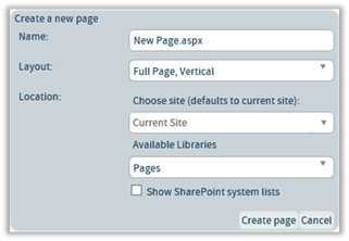 Title: Creating New Page - Description: Creating New Page