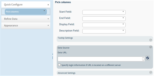 Title: Quick Configure - Pick Columns Page - Description: Quick Configure - Pick Columns Page