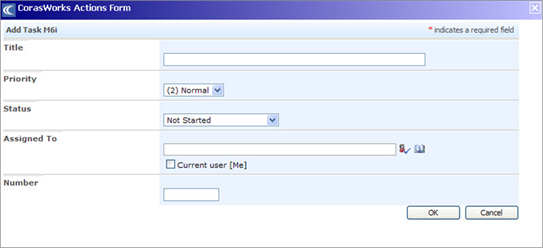 Title: Actions Form Display - Description: Actions Form Display