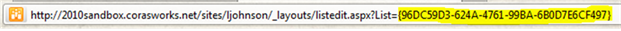 Title: Finding List ID - Description: Finding List ID